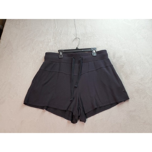Joy Lab Shorts Womens Large Black Slash Pockets Elastic Waist‎ Drawstring Logo - Picture 1 of 7